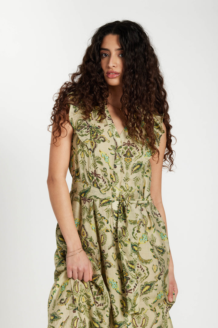 Bruuns Bazaar Women DuscleBBFransisca dress Dress Multi Green print