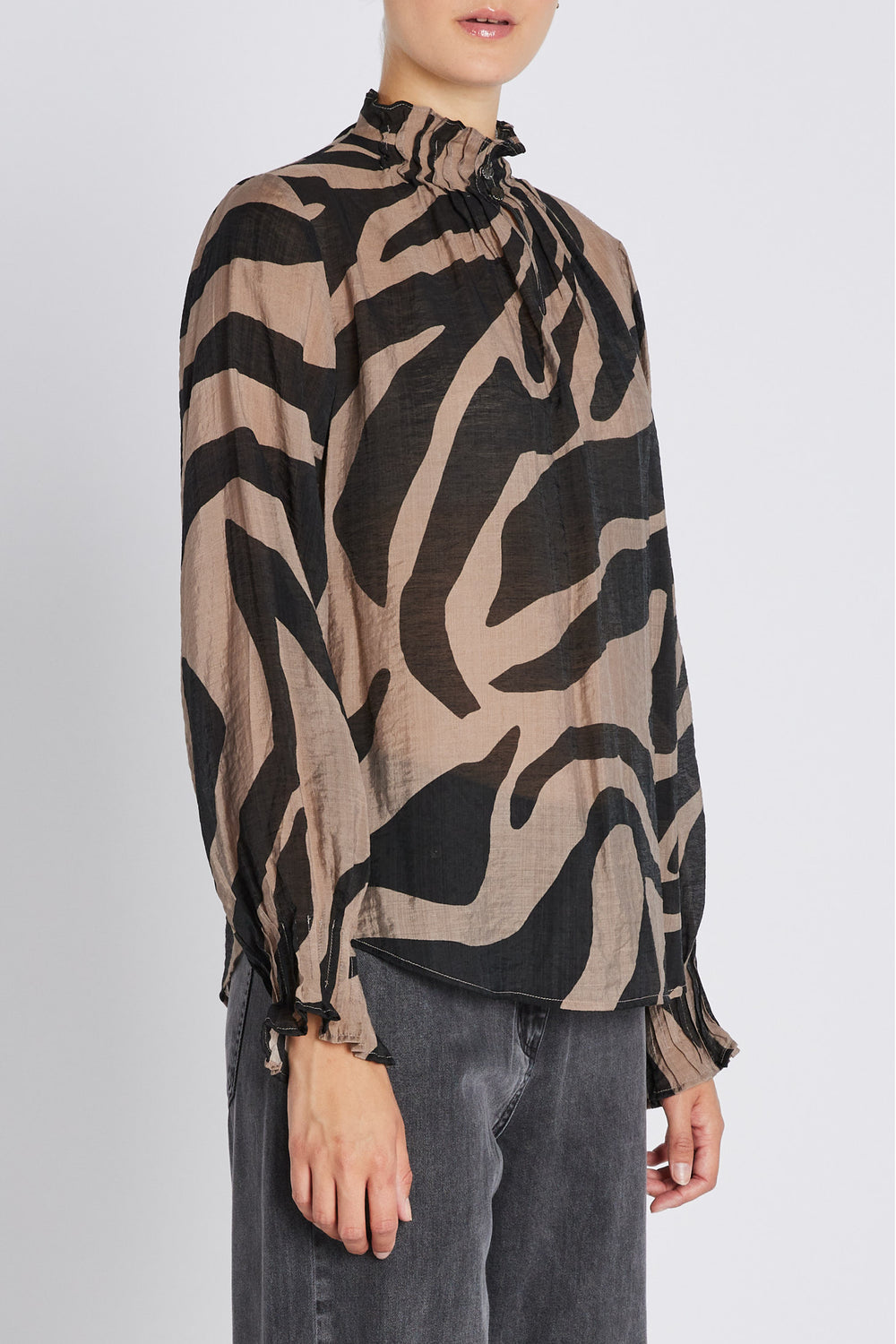 Bruuns Bazaar Women DuscleBBTerese blouse Blouse Zebra print