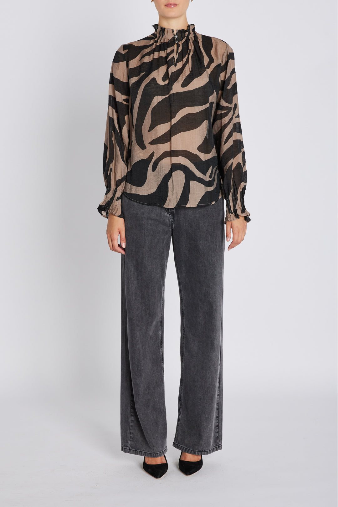 Bruuns Bazaar Women DuscleBBTerese blouse Blouse Zebra print
