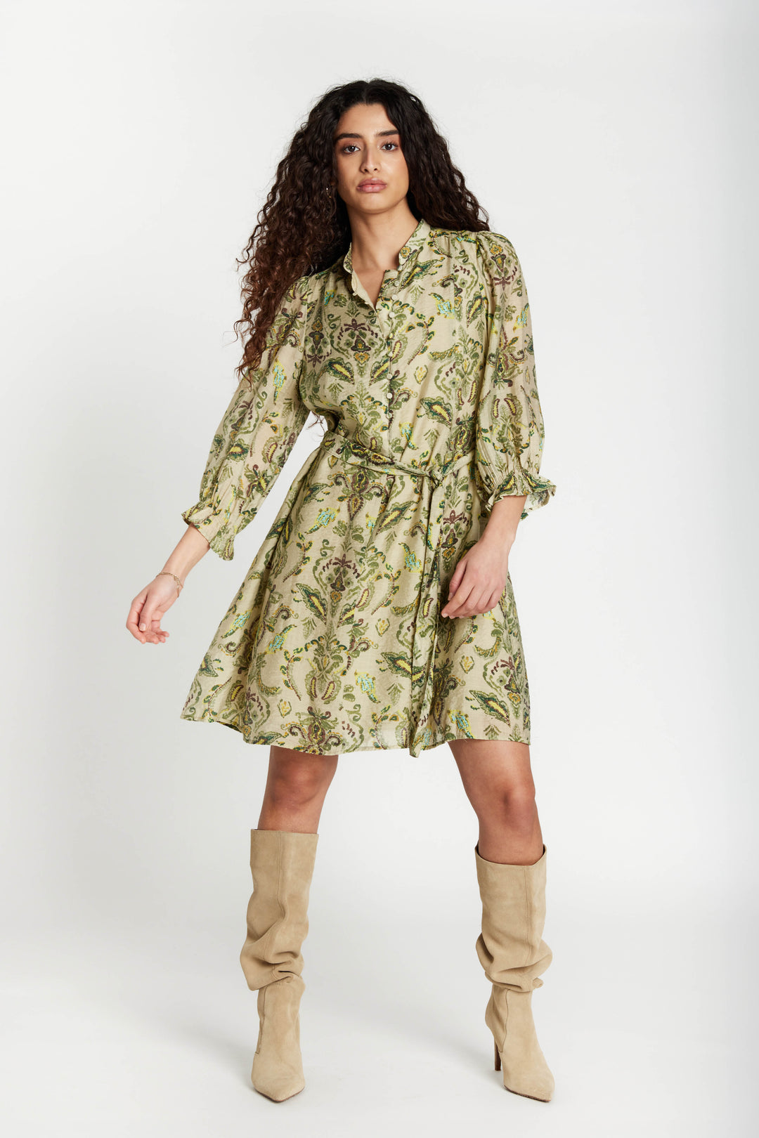 Bruuns Bazaar Women DuscleBBVivan dress Dress Multi Green print