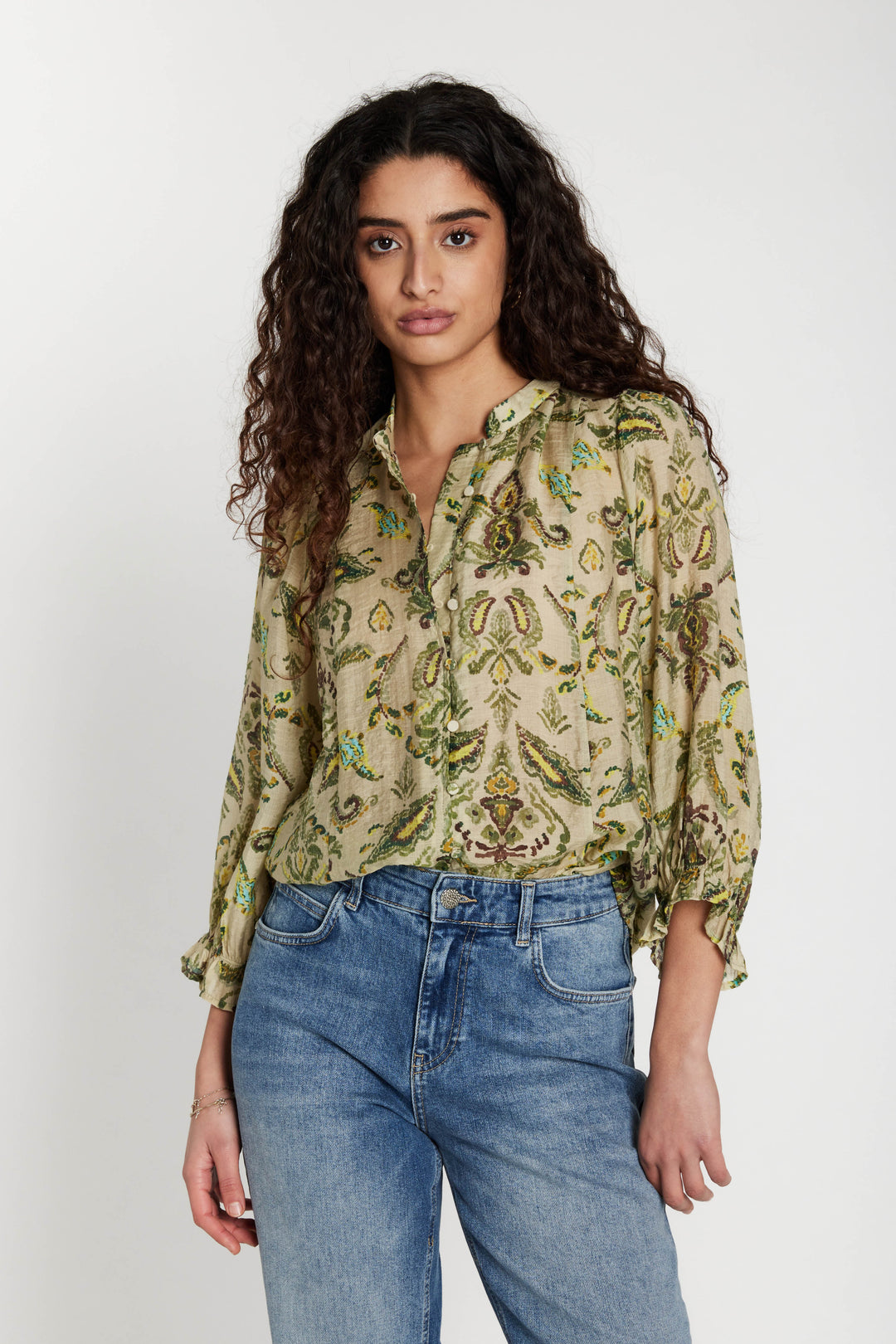 Bruuns Bazaar Women DuscleBBVivana shirt Shirts Multi Green print