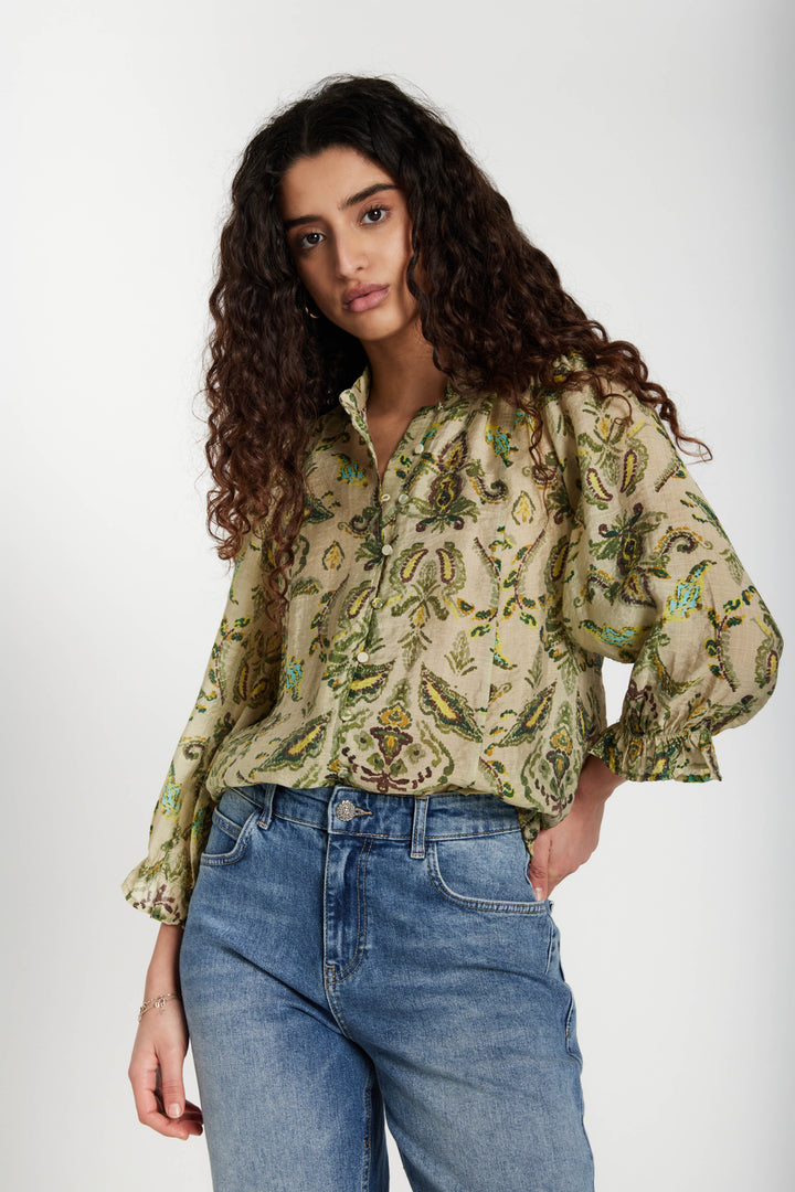 Bruuns Bazaar Women DuscleBBVivana shirt Shirts Multi Green print
