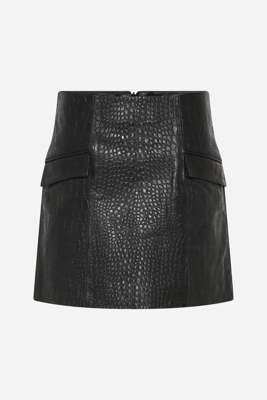 Bruuns Bazaar Women EmbossedBBSiana leather skirt Skirt Black