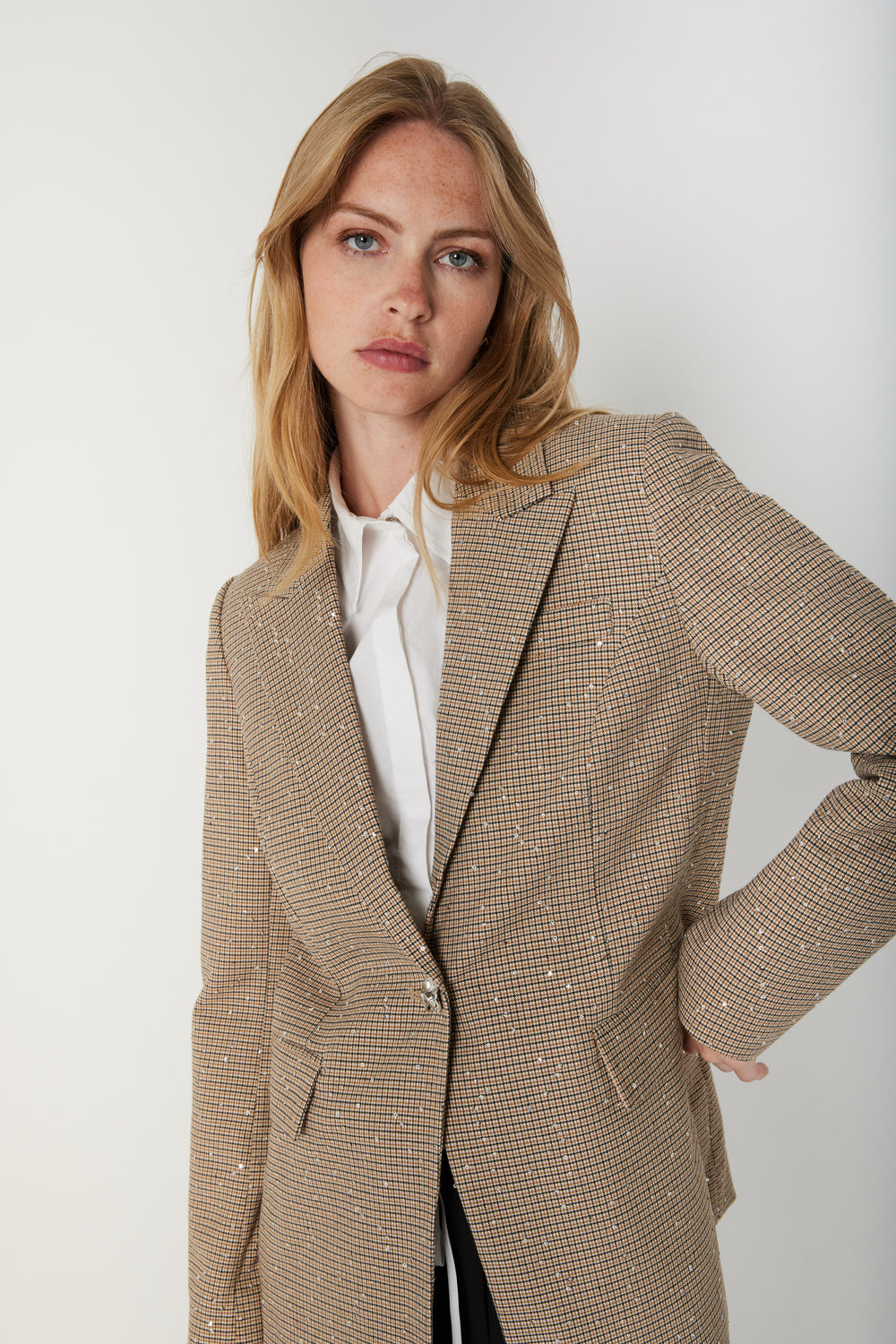 Bruuns Bazaar Women EremosBBFriara blazer Blazer Light check