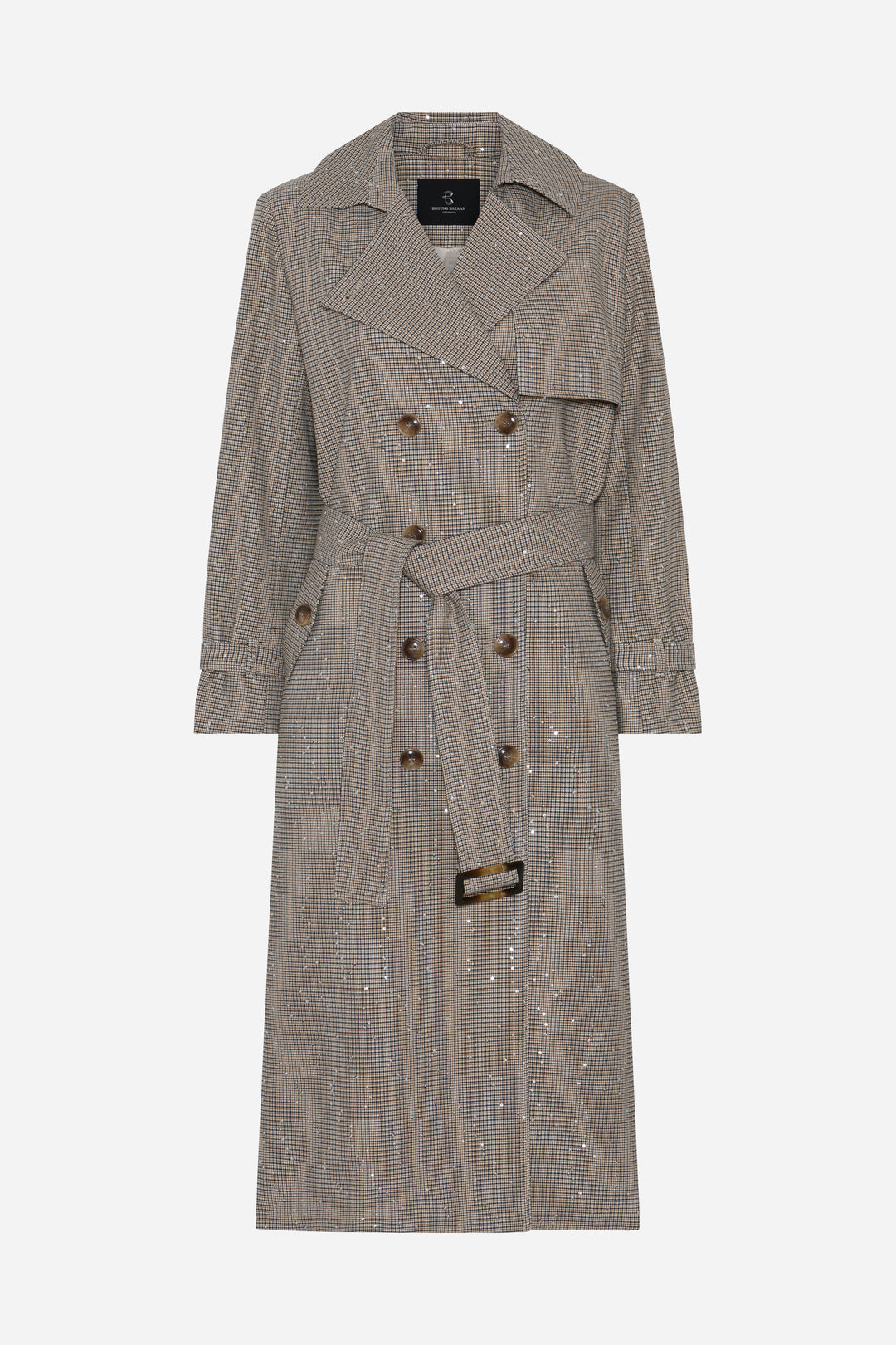 Bruuns Bazaar Women EremosBBWiolas coat Outerwear Light check