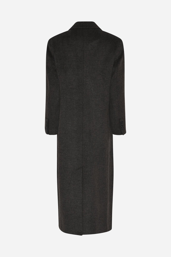 Bruuns Bazaar Women FallopiaBBAbellas coat Outerwear Dark Grey Melange