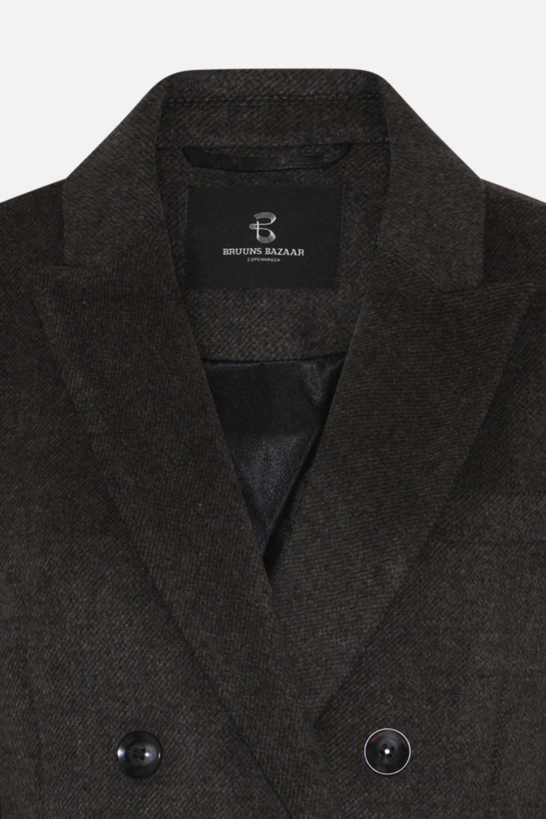 Bruuns Bazaar Women FallopiaBBAbellas coat Outerwear Dark Grey Melange