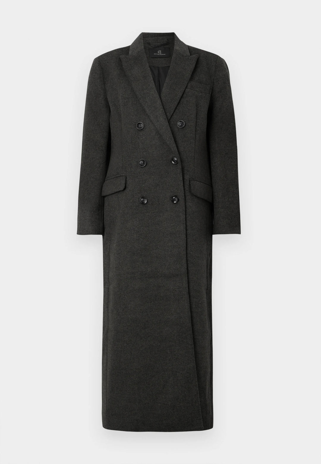 Bruuns Bazaar Women FallopiaBBAbellas coat Outerwear Dark Grey Melange