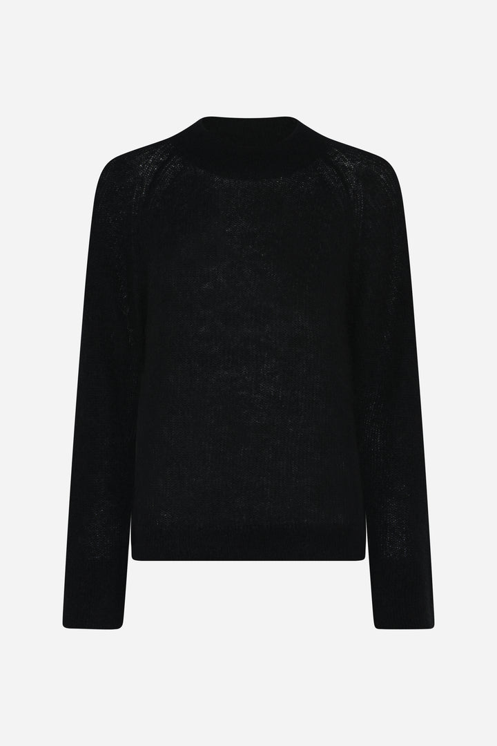 Bruuns Bazaar Women FluffyBBAma knit Knit Black
