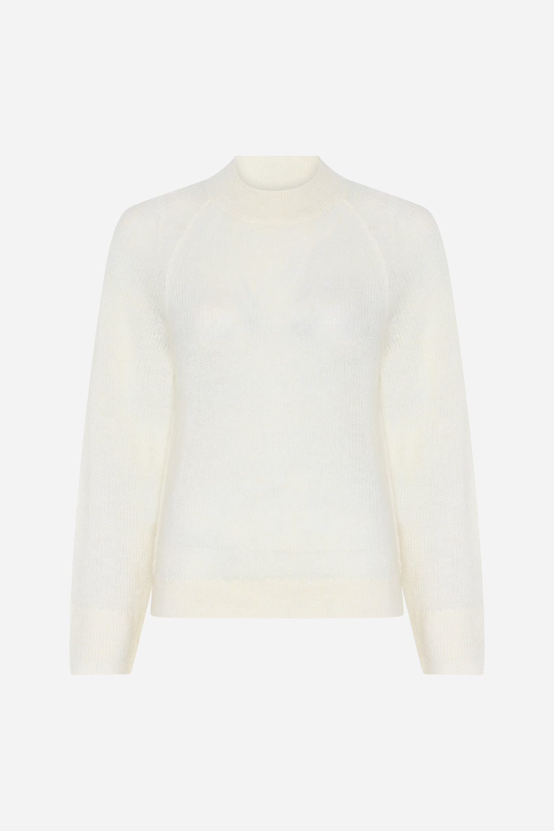 Bruuns Bazaar Women FluffyBBAma knit Knit Off White