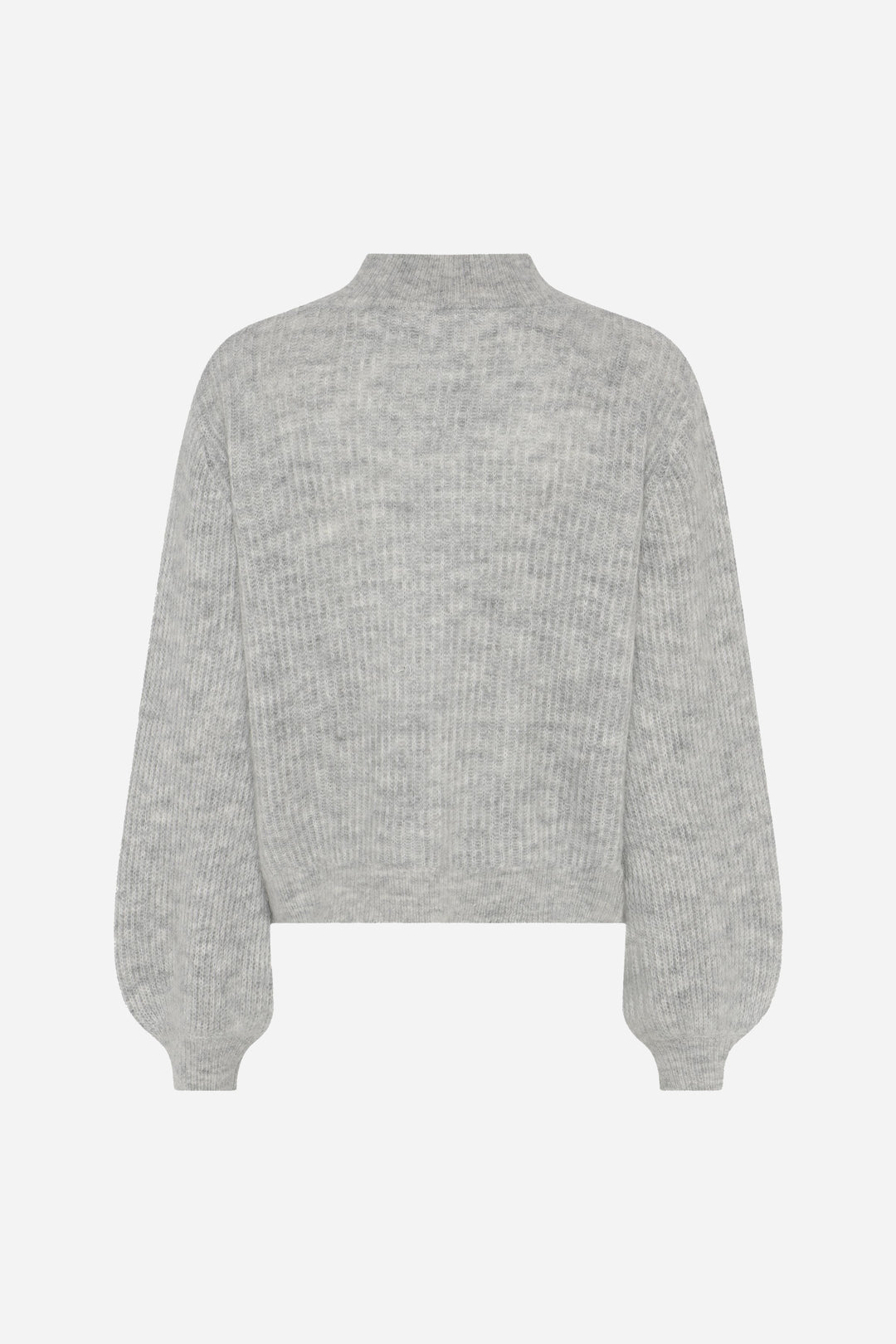 Bruuns Bazaar Women FluffyBBAmandra knit Knit Light grey melange