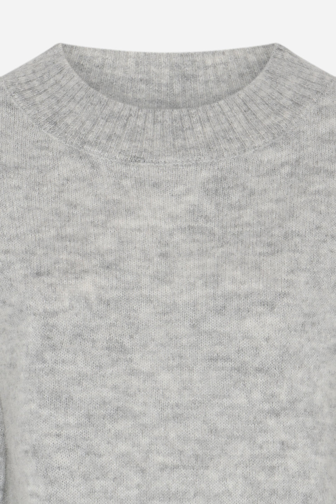 Bruuns Bazaar Women FluffyBBAmari knit Knit Light grey melange
