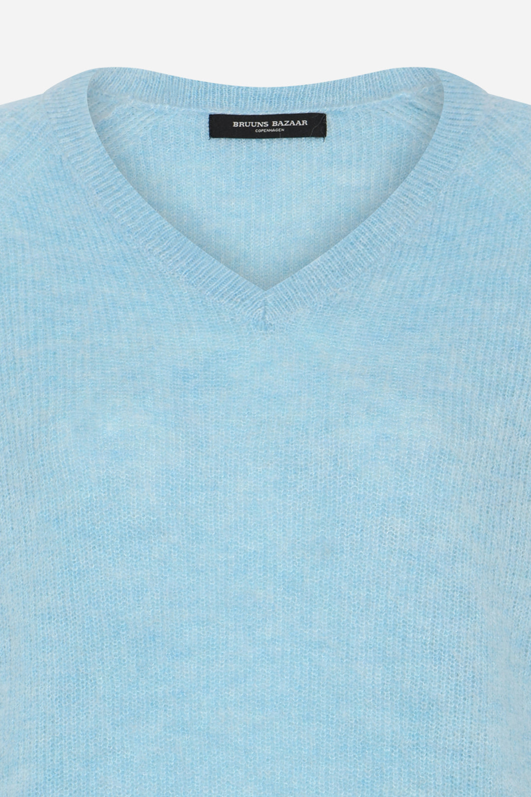 Bruuns Bazaar Women FluffyBBAmera knit Knit Light blue