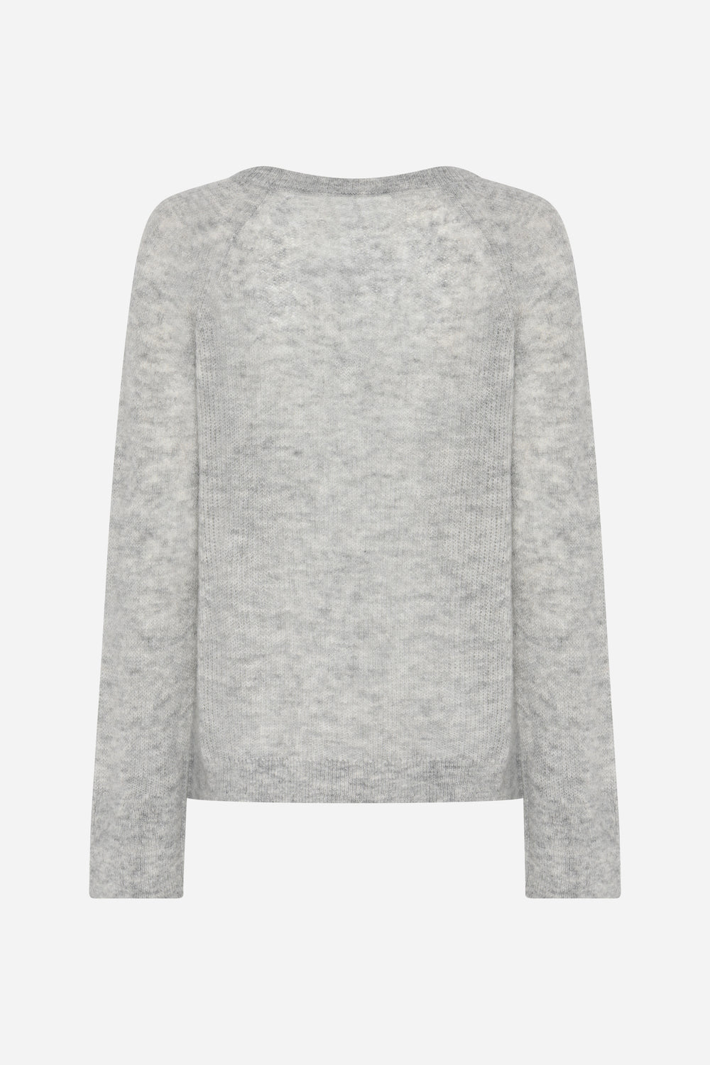 Bruuns Bazaar Women FluffyBBAmera knit Knit Light grey melange