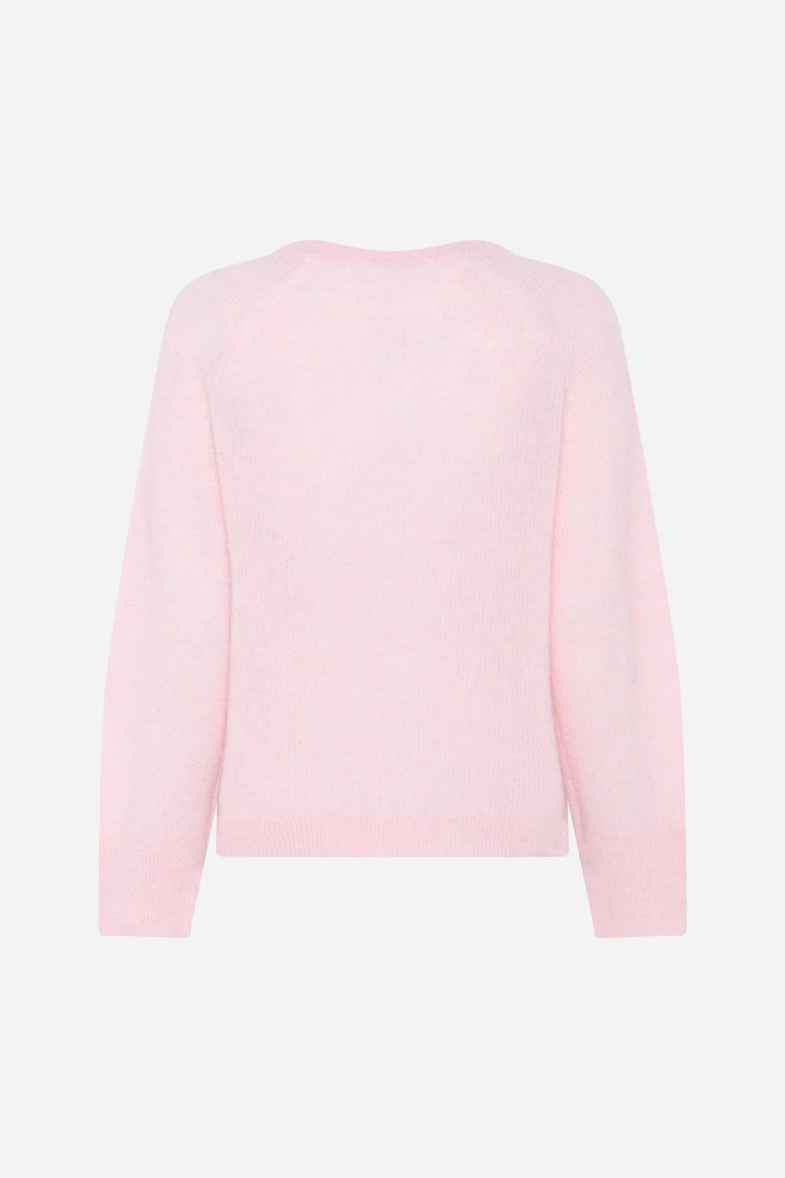 Bruuns Bazaar Women FluffyBBAmera knit Knit Light rosa