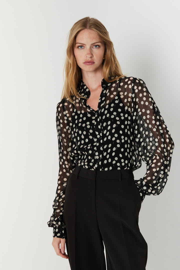 Bruuns Bazaar Women GastroBBShaunas shirt Shirts Black Dots