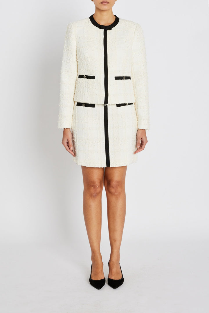 Bruuns Bazaar Women GaussiaBBJoanine skirt Skirt White Cream