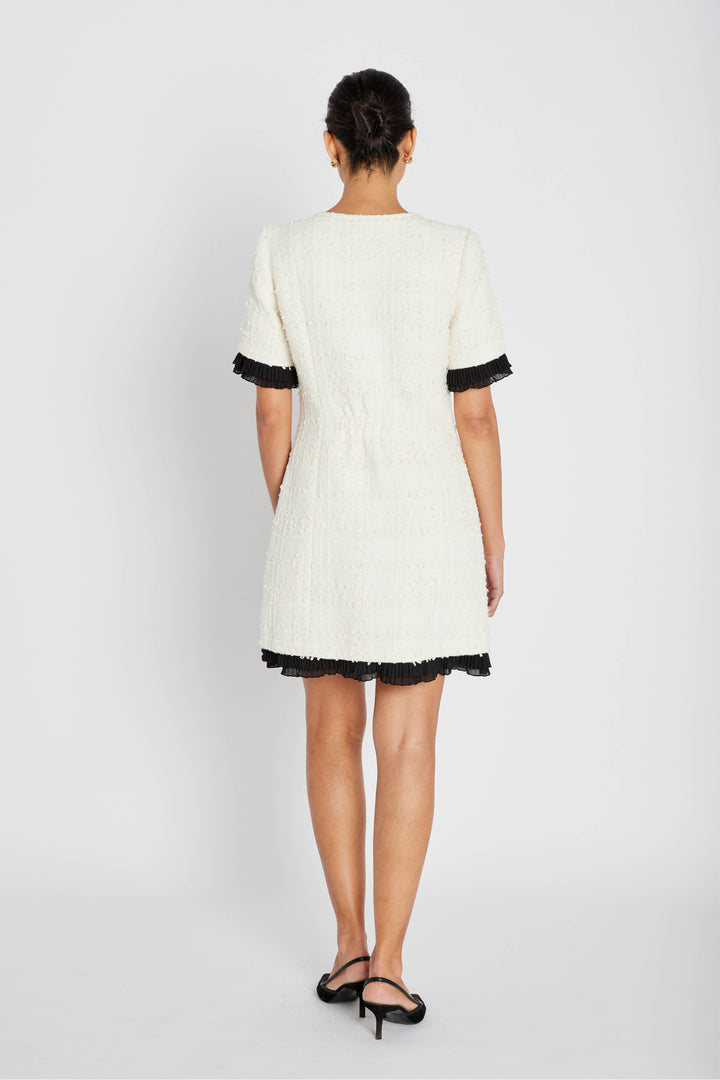 Bruuns Bazaar Women GaussiaBBZenny dress Dress White Cream