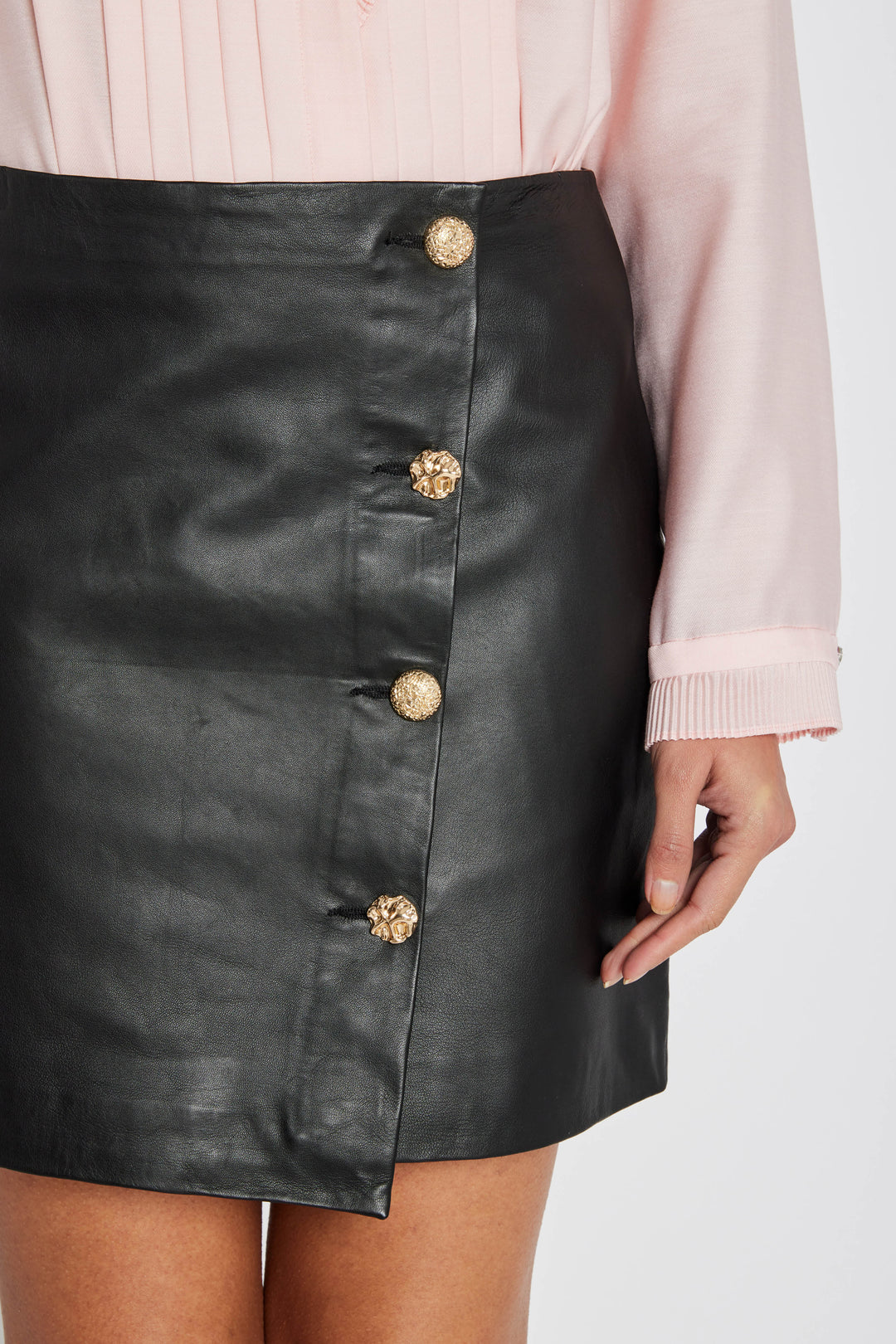 Bruuns Bazaar Women GentianBBShinni Leather skirt Skirt Black