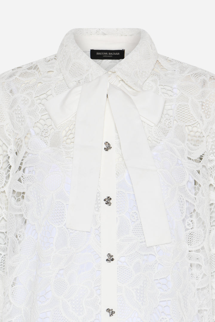 Bruuns Bazaar Women GeonomaBBFay shirt Shirts White