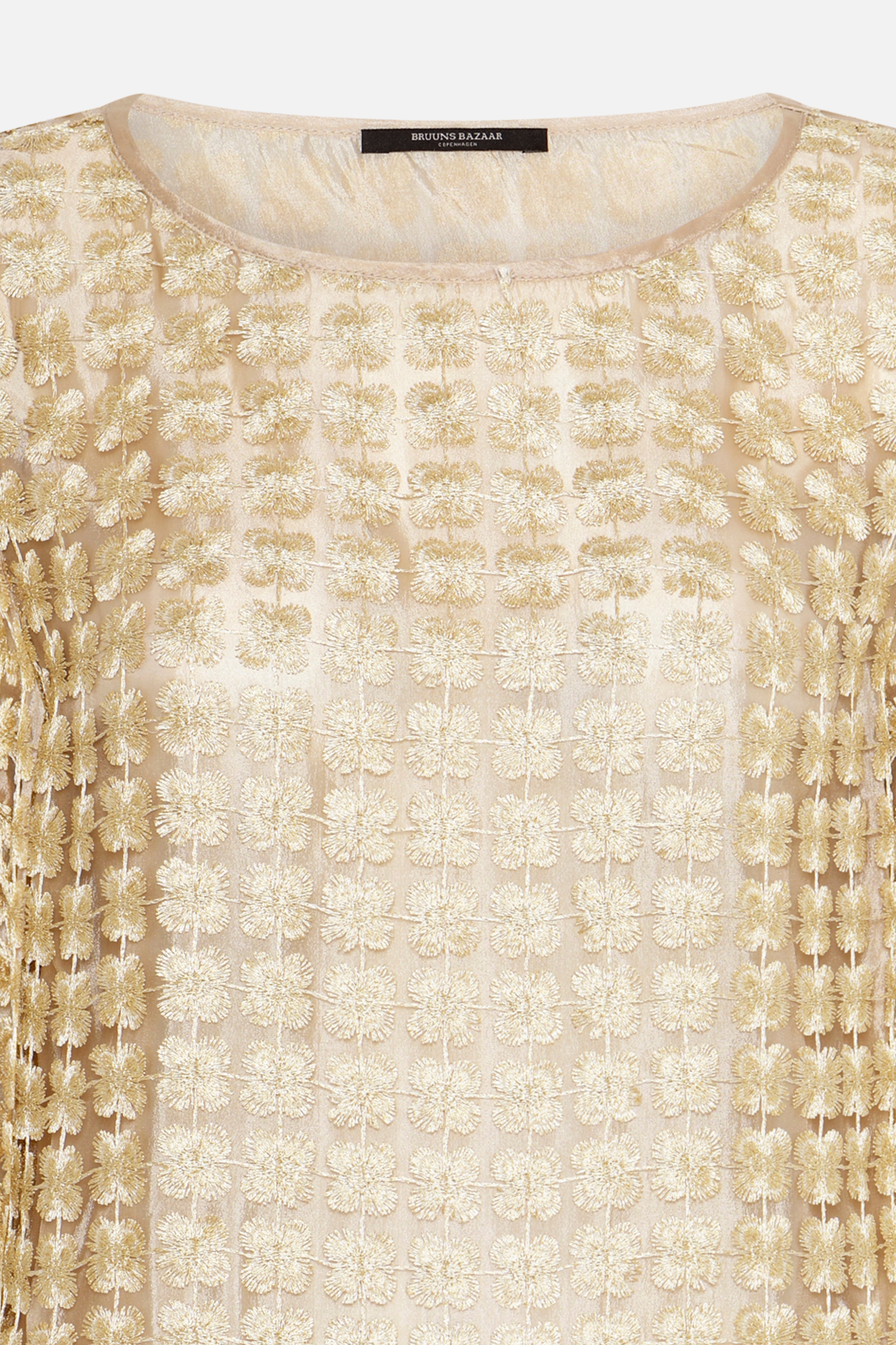 売れ筋商品|||ブルンスバザー シャツ レディース トップス HEDYSCEPE CARISA  - Blouse - gold coloured HedyscepeBBCarisa blouse - Gold – BRUUNSBAZAAR.COM