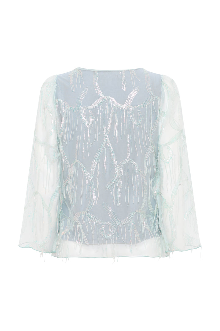 Bruuns Bazaar Women HoaryBBLeonise blouse Blouse Aqua