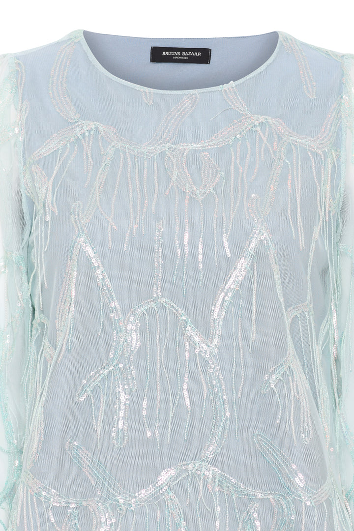 Bruuns Bazaar Women HoaryBBLeonise blouse Blouse Aqua