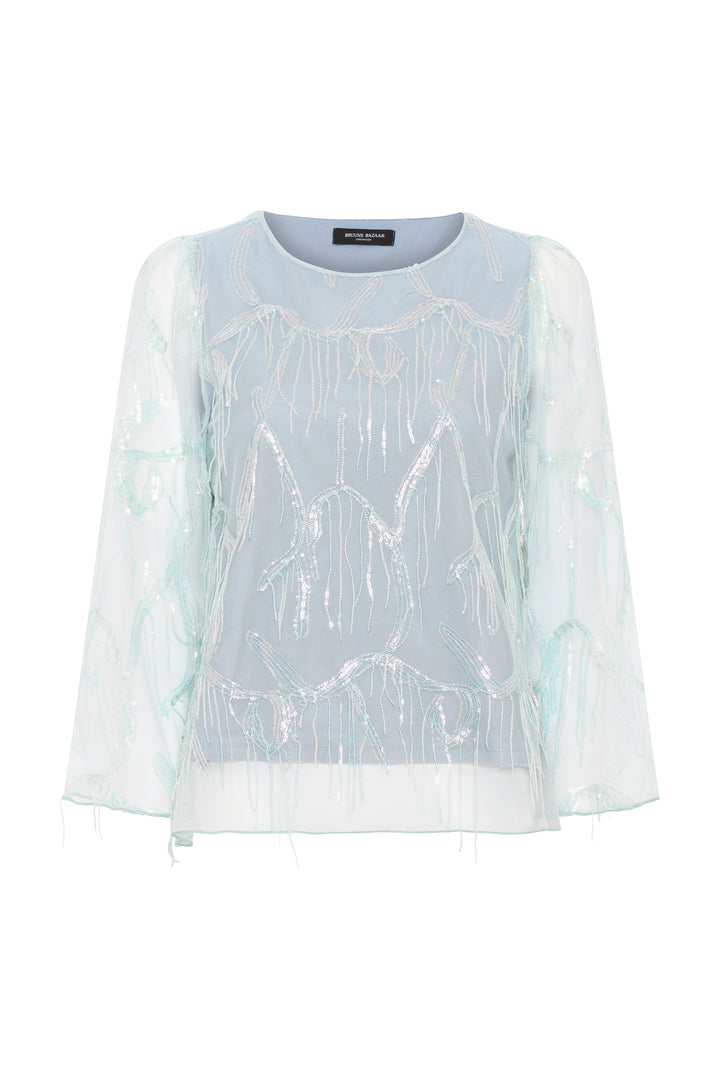 Bruuns Bazaar Women HoaryBBLeonise blouse Blouse Aqua