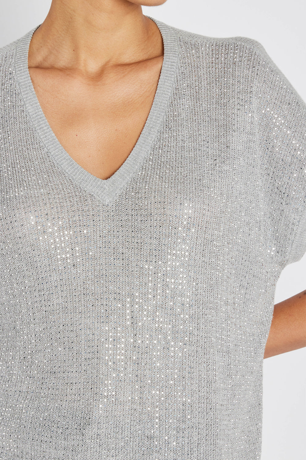 Bruuns Bazaar Women HoweaBBMarlee Glitter knit Knit Silver