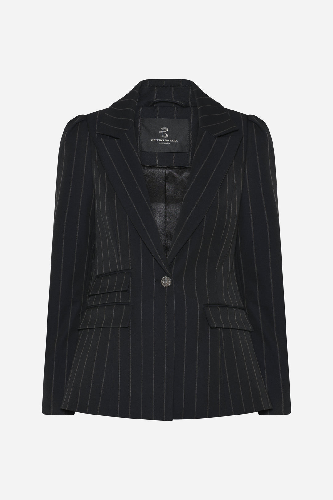 Bruuns Bazaar Women HydrangeaBBNora blazer Blazer Black pinstripe