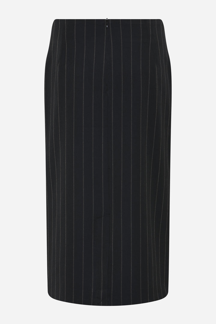 Bruuns Bazaar Women HydrangeaBBZaia skirt Skirt Black pinstripe