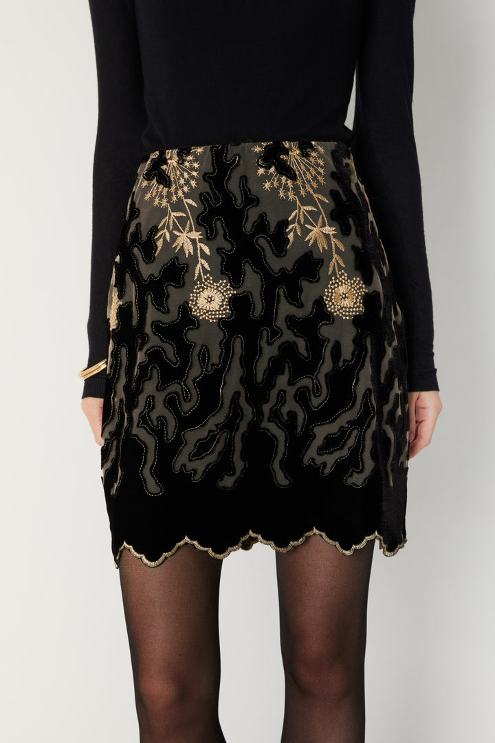 Bruuns Bazaar Women HydriaBBSanna skirt Skirt Black / Gold