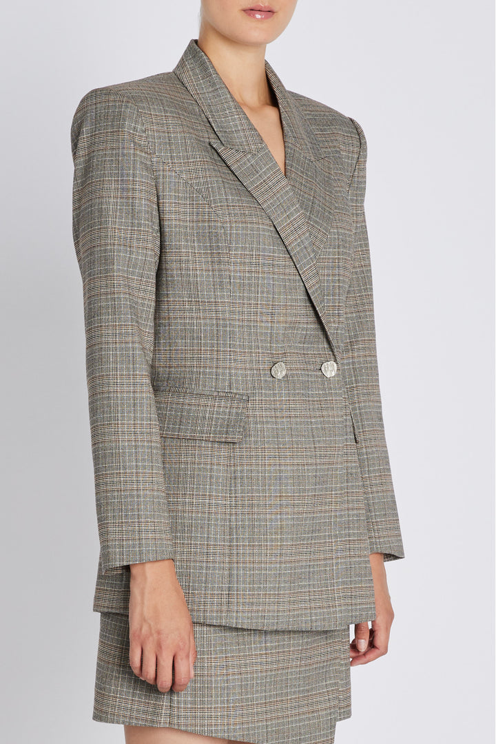 Bruuns Bazaar Women IpomoeaBBTuxana blazer Blazer Brown Check