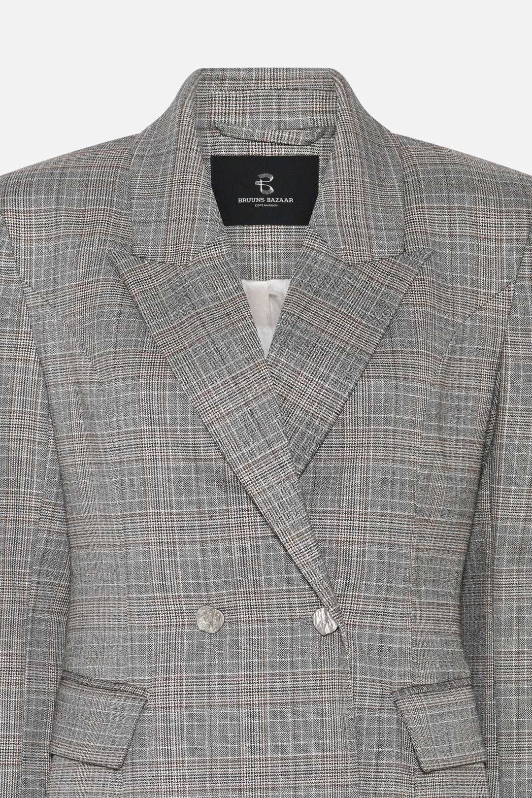 Bruuns Bazaar Women IpomoeaBBTuxana blazer Blazer Brown Check