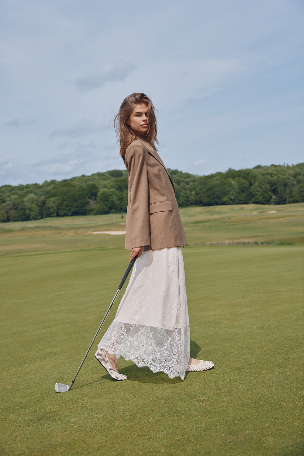 Bruuns Bazaar Women JuaniaBBIna skirt Skirt White Sand