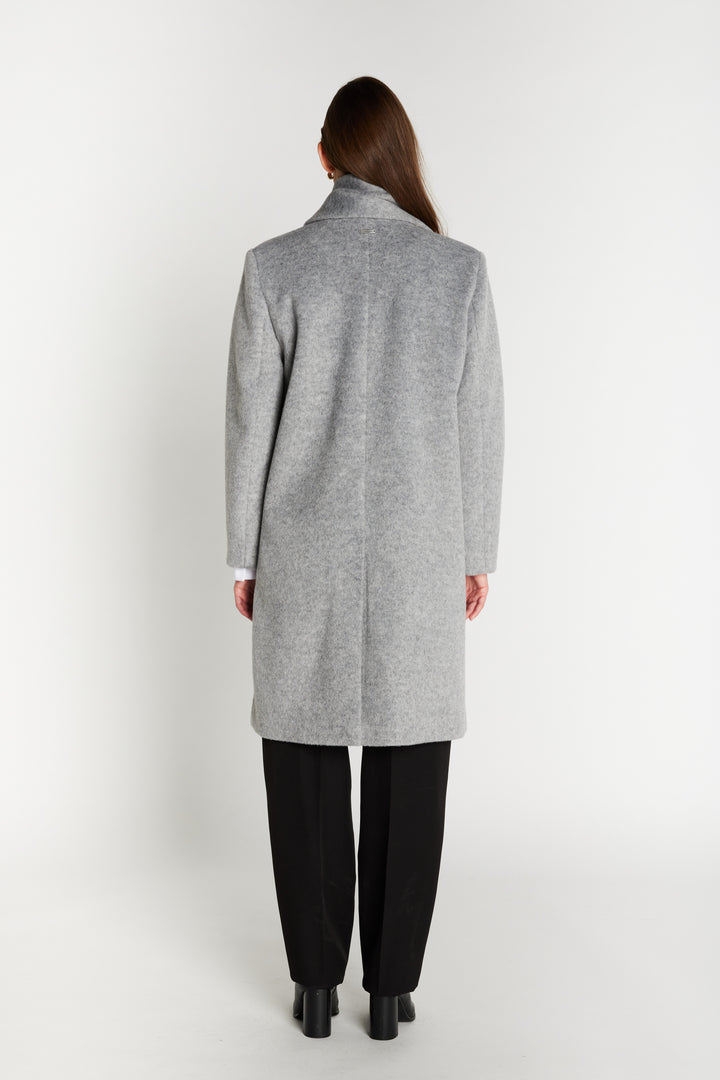Bruuns Bazaar Women JubaBBAureve coat Outerwear Grey Melange