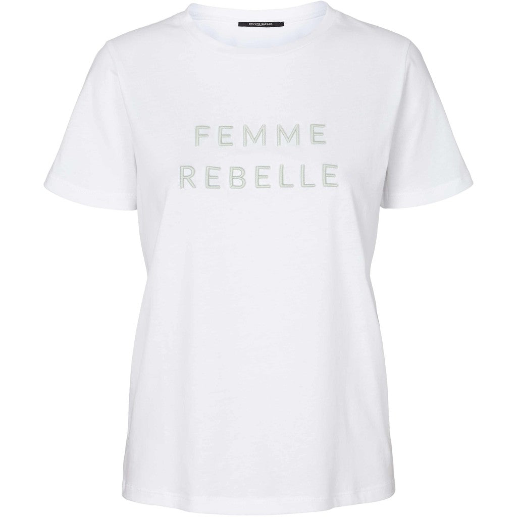 Bruuns Bazaar Women Kally Femme tee T-shirts White