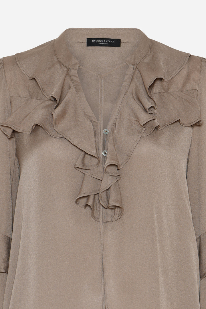 Bruuns Bazaar Women KamilleBBJolivia blouse Blouse Roasted cashew