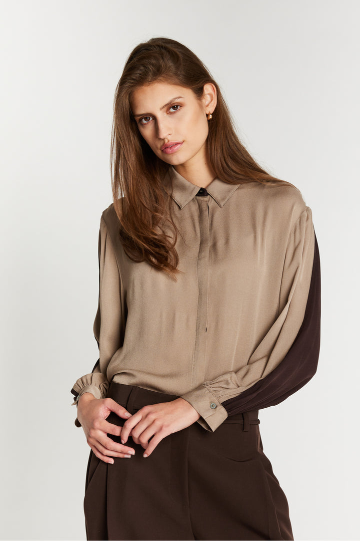 Bruuns Bazaar Women KamilleBBLure shirt Shirts Roasted cashew