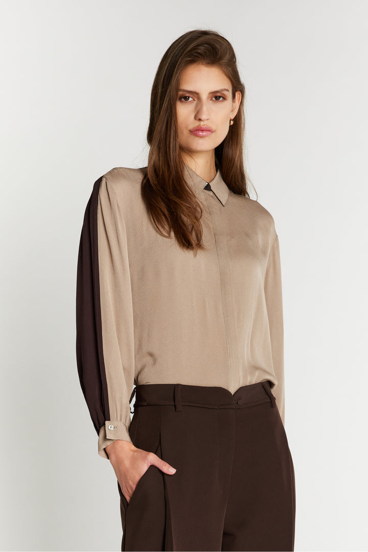 Bruuns Bazaar Women KamilleBBLure shirt Shirts Roasted cashew