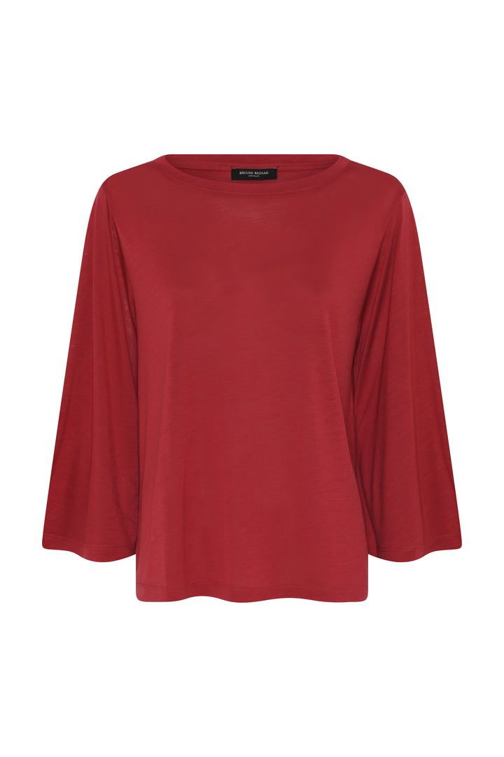 Bruuns Bazaar Women KatkaBBAalia blouse T-shirts Deep Claret