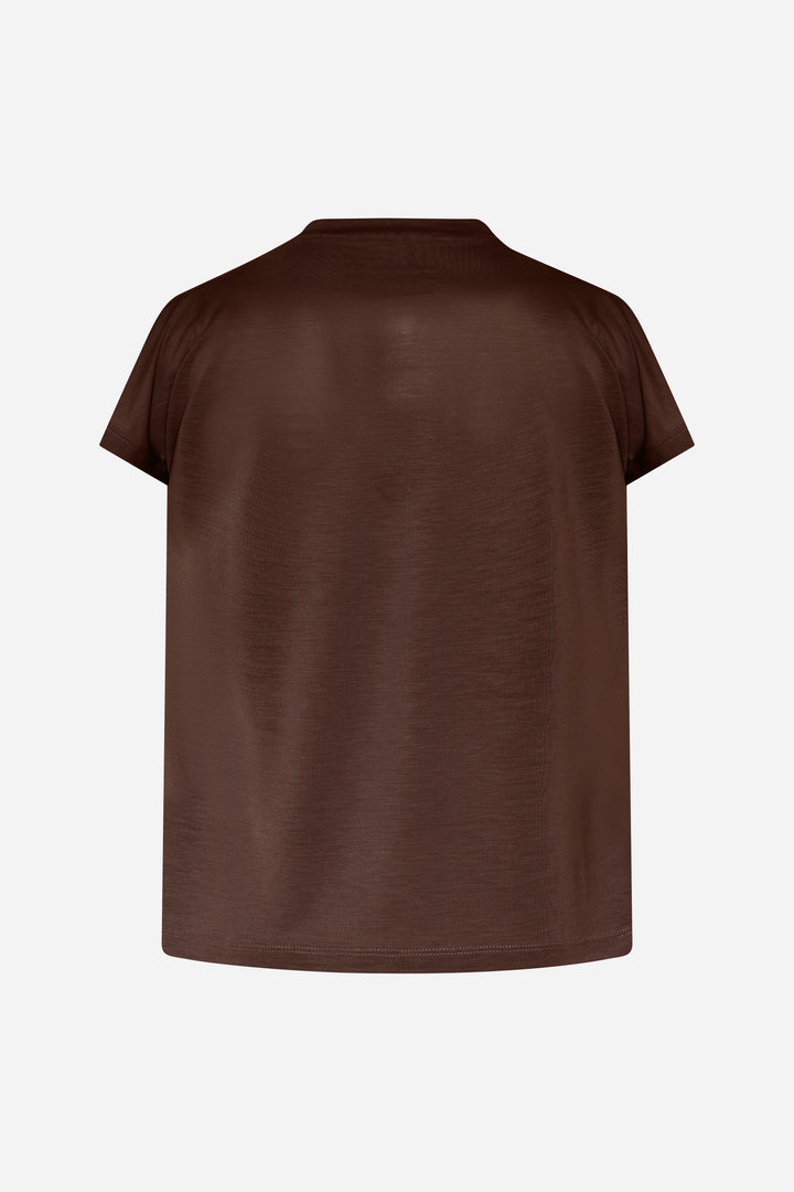 Bruuns Bazaar Women KatkaBBGinae blouse T-shirts Chestnut