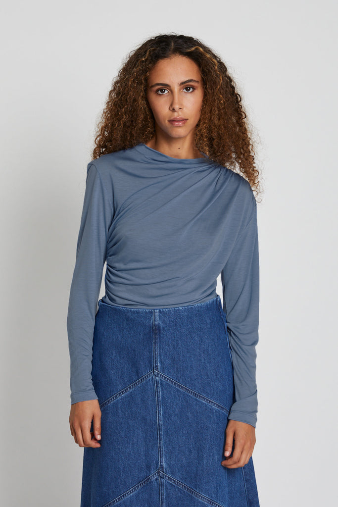 KatkaBBGinela blouse - Vintage Indigo