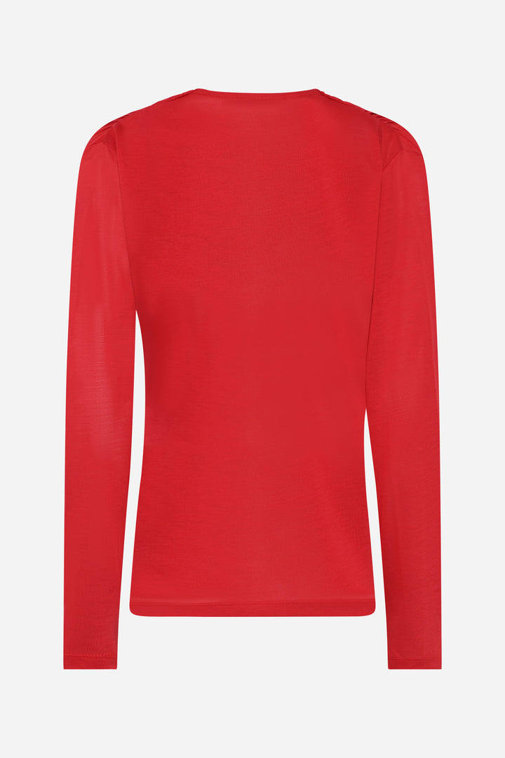 Bruuns Bazaar Women KatkaBBSynvia blouse T-shirts True Red