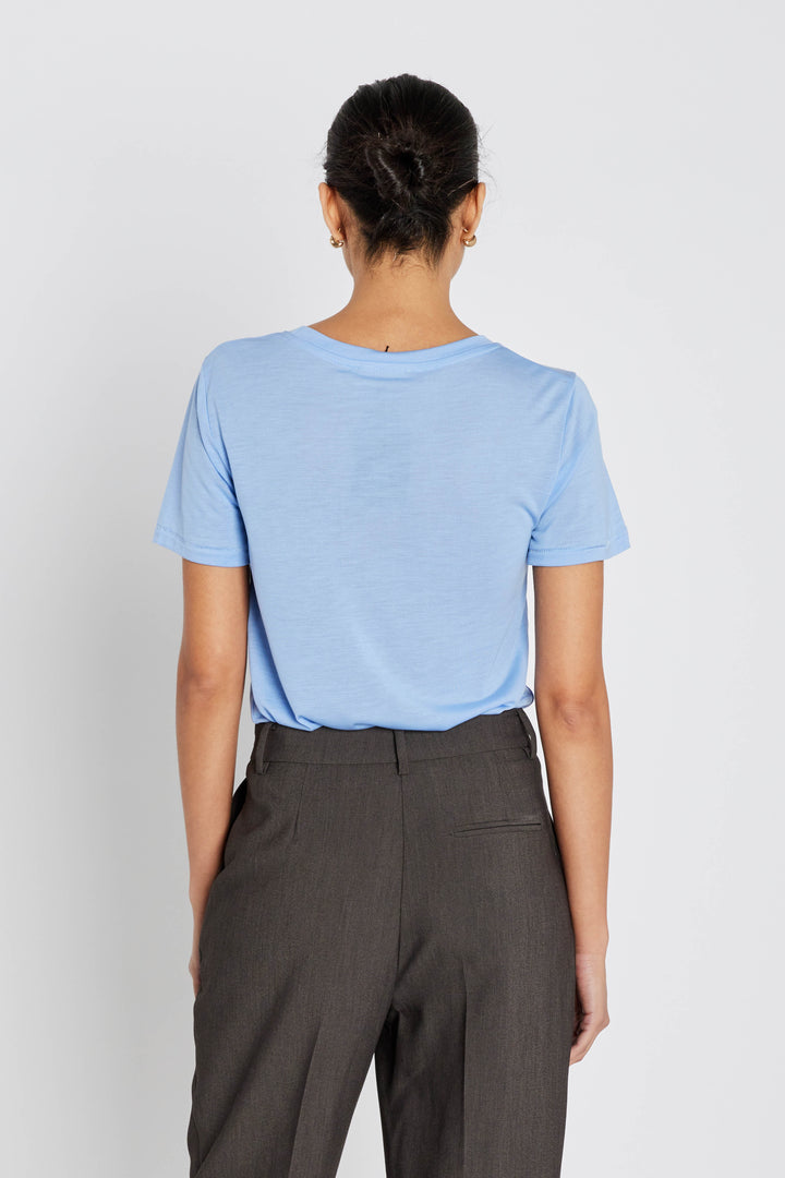 Bruuns Bazaar Women KatkaBB ss T-shirt T-shirts Hydrangea blue
