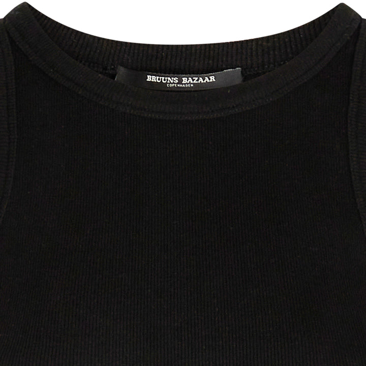 Bruuns Bazaar Women KatyBB Rib Tank top T-shirts Black