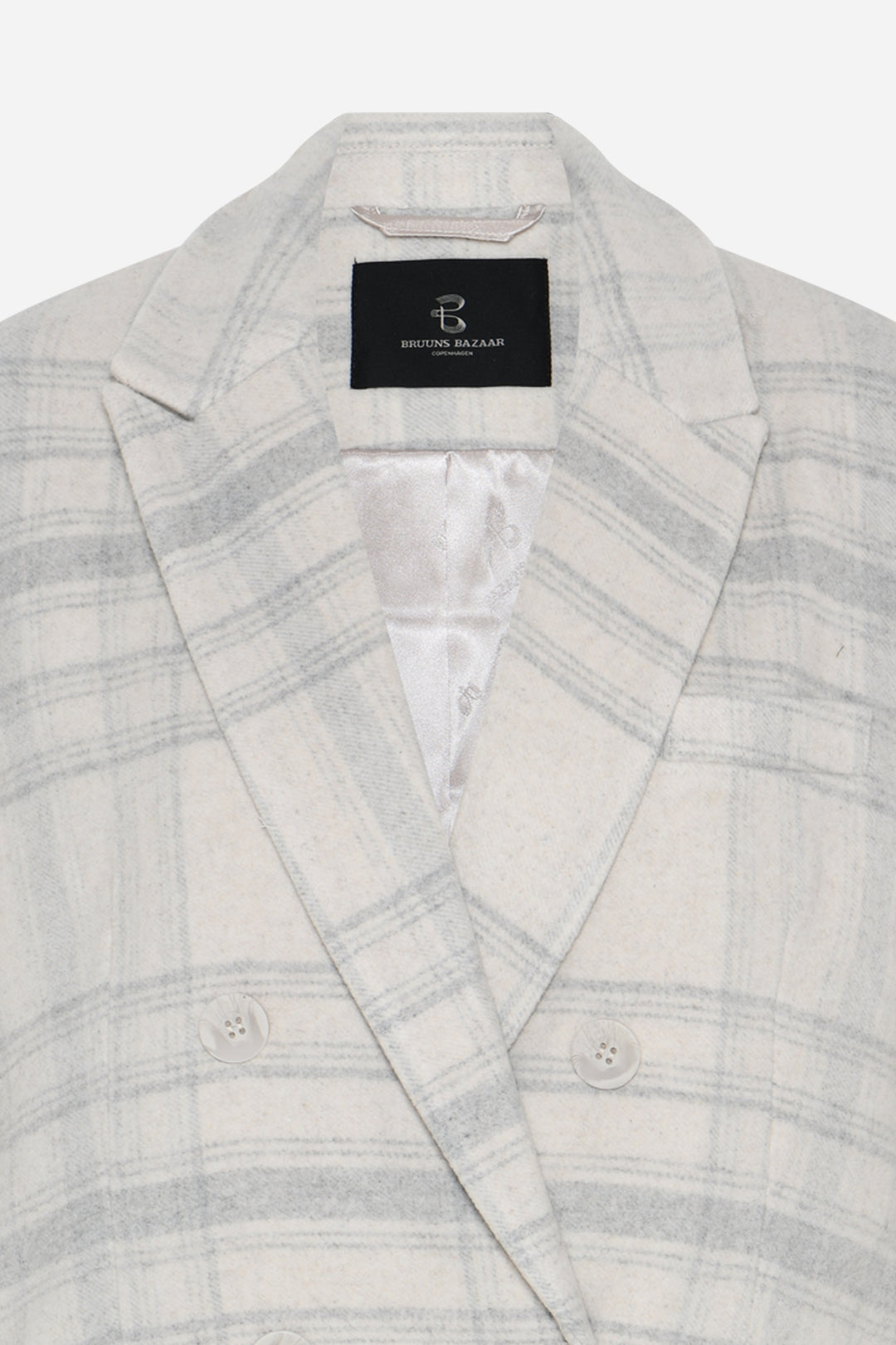 Bruuns Bazaar Women KentioBBAbellas coat Outerwear Beige check