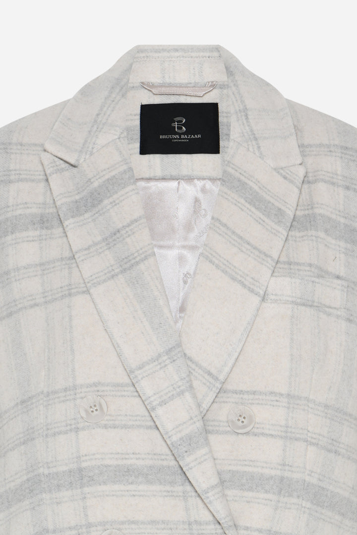 Bruuns Bazaar Women KentioBBAbellas coat Outerwear Beige check