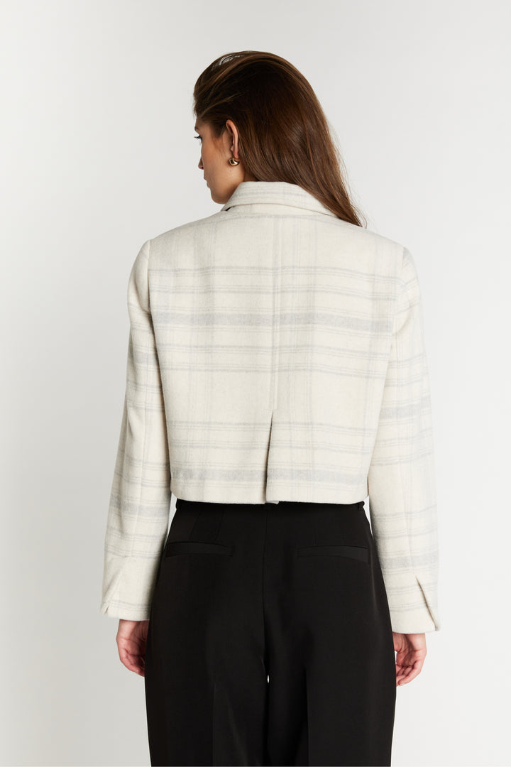 Bruuns Bazaar Women KentioBBTyrah jacket Outerwear Beige check