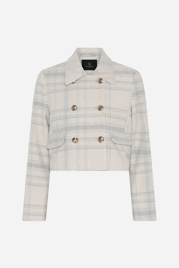 Bruuns Bazaar Women KentioBBTyrah jacket Outerwear Beige check